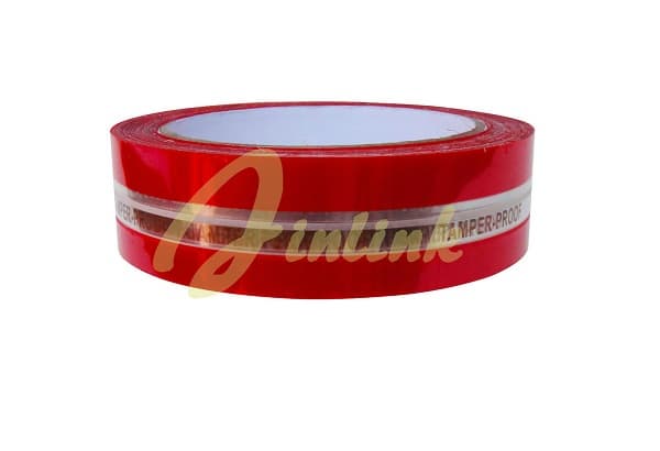 Tamper evident security tape for bags
